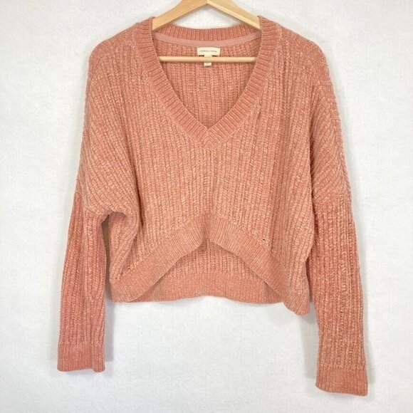 Silence + Noise Urban Outfitters Cropped Sweater Coquette Soft Girl Boxy XS - Picture 3 of 7